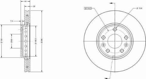 Remy RAD1184C - Bremžu diski www.autospares.lv