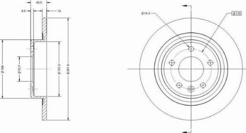 Remy RAD1138C - Bremžu diski www.autospares.lv