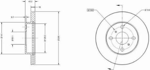 Remy RAD1124C - Bremžu diski www.autospares.lv