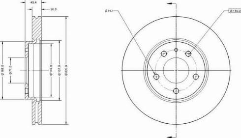 Remy RAD1121C - Bremžu diski www.autospares.lv