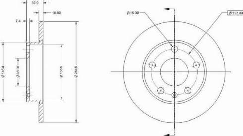 Remy RAD1128C - Bremžu diski www.autospares.lv