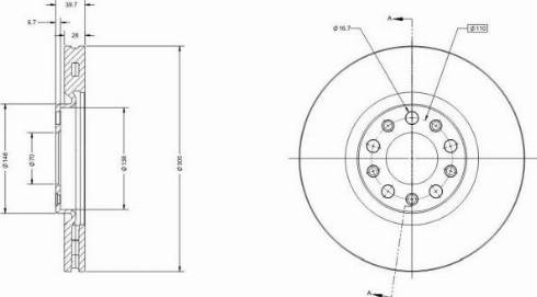 Remy RAD1894C - Bremžu diski www.autospares.lv