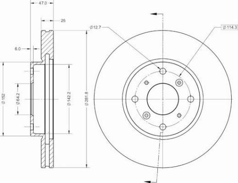 Remy RAD1833C - Bremžu diski autospares.lv