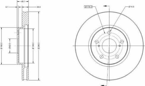 Remy RAD1823C - Тормозной диск www.autospares.lv