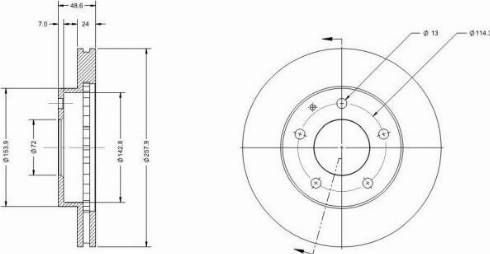 Remy RAD1393C - Bremžu diski www.autospares.lv