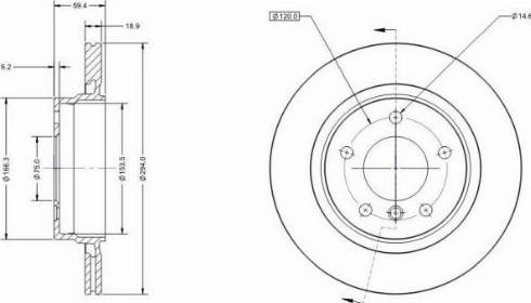 Remy RAD1341C - Тормозной диск www.autospares.lv