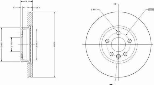 Remy RAD1353C - Bremžu diski autospares.lv