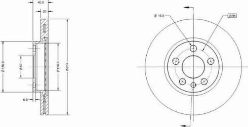 Remy RAD1303C - Brake Disc www.autospares.lv