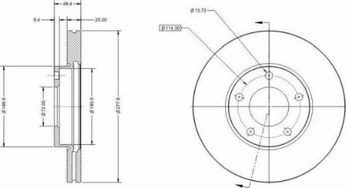 Remy RAD1314C - Bremžu diski www.autospares.lv