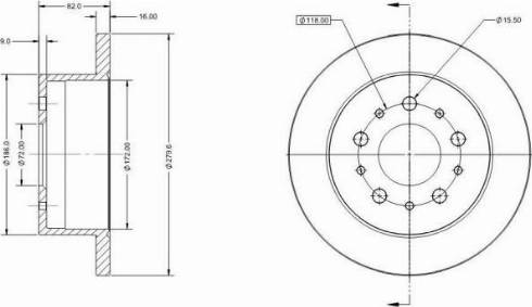 Remy RAD1316C - Bremžu diski autospares.lv