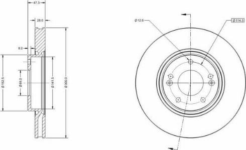 Remy RAD1372C - Bremžu diski www.autospares.lv