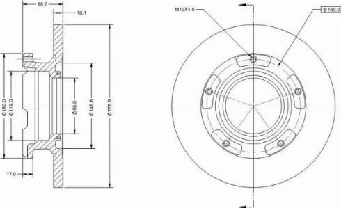 Remy RAD1299C - Brake Disc www.autospares.lv