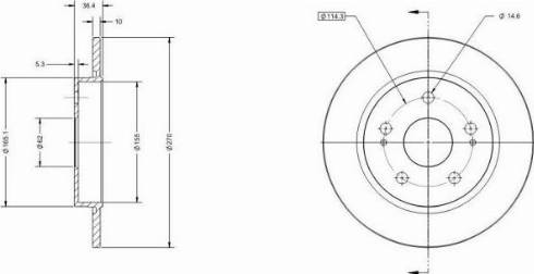 Remy RAD1241C - Bremžu diski www.autospares.lv