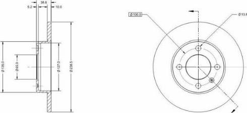 Remy RAD1252C - Brake Disc www.autospares.lv