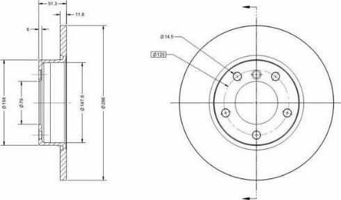 Remy RAD1285C - Bremžu diski www.autospares.lv