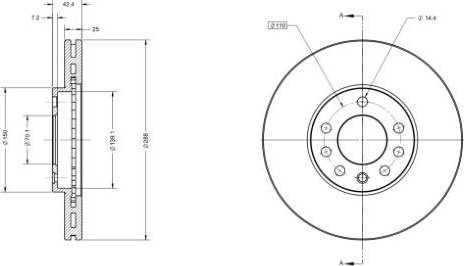 Remy RAD1220C - Bremžu diski autospares.lv