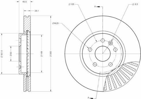 Remy RAD1228C - Bremžu diski www.autospares.lv