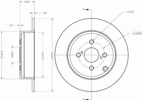 Remy RAD1743C - Bremžu diski autospares.lv