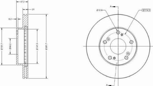 Remy RAD1700C - Bremžu diski www.autospares.lv