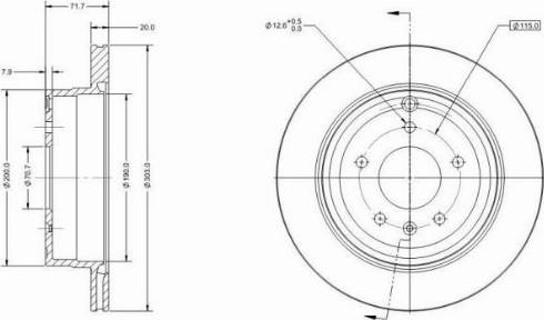 Remy RAD1702C - Bremžu diski www.autospares.lv