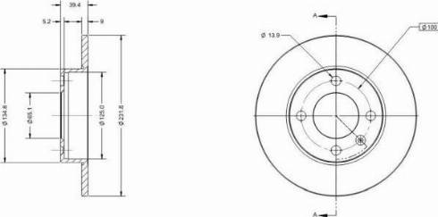 Remy RAD1711C - Bremžu diski www.autospares.lv