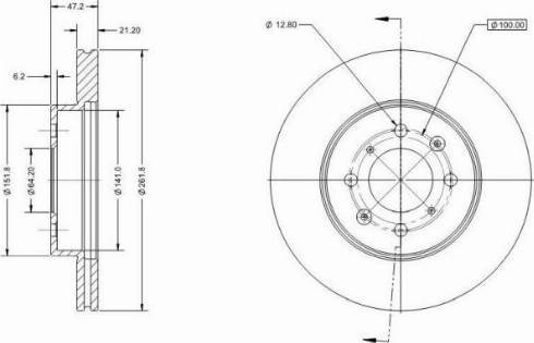 Remy RAD1787C - Bremžu diski www.autospares.lv