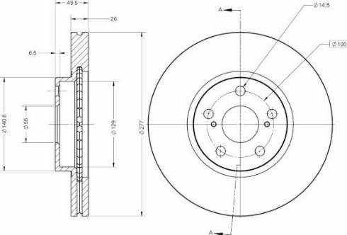 Remy RAD1738C - Тормозной диск www.autospares.lv