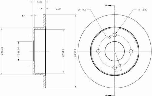 Remy RAD2488C - Bremžu diski www.autospares.lv