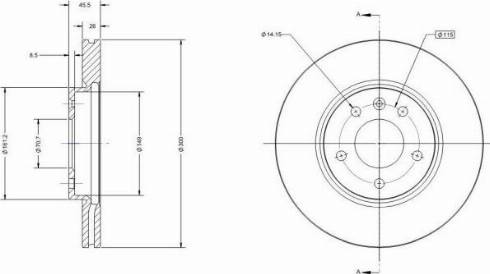 Remy RAD2596C - Bremžu diski www.autospares.lv