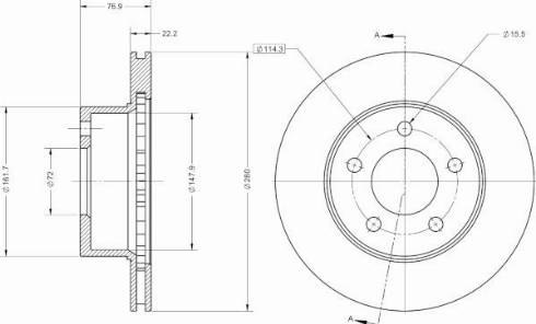 Remy RAD2579C - Bremžu diski www.autospares.lv