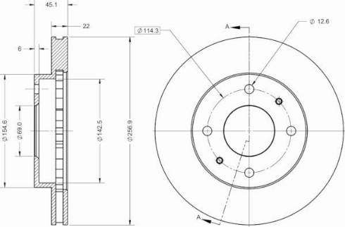 Remy RAD2667C - Bremžu diski www.autospares.lv