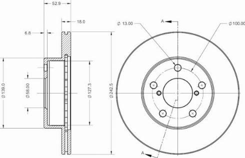 Remy RAD2602C - Brake Disc www.autospares.lv