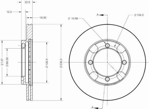 Remy RAD2610C - Bremžu diski www.autospares.lv