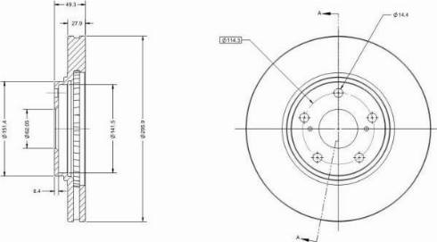 Remy RAD2048C - Тормозной диск www.autospares.lv