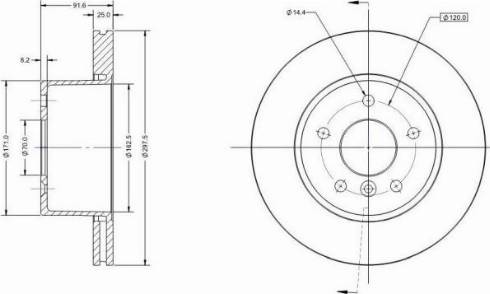 Remy RAD2052C - Тормозной диск www.autospares.lv