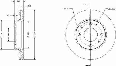 Remy RAD2027C - Bremžu diski www.autospares.lv