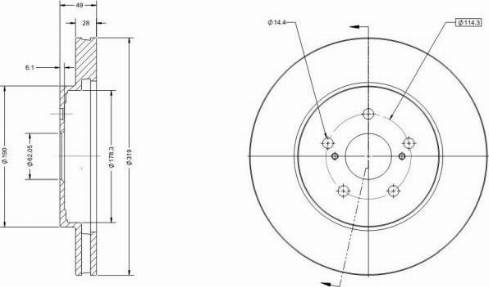 Remy RAD2070C - Тормозной диск www.autospares.lv