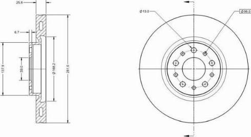 Remy RAD2158C - Bremžu diski autospares.lv