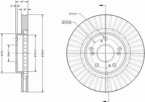 Remy RAD2183C - Bremžu diski www.autospares.lv