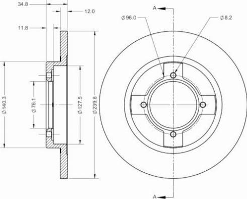 Remy RAD2816C - Тормозной диск www.autospares.lv