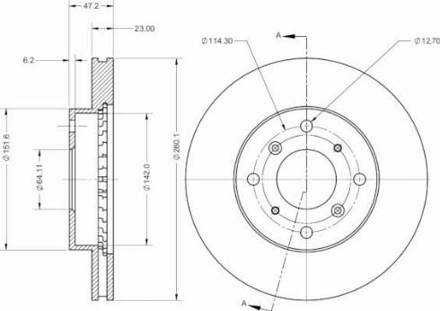 Remy RAD2399C - Bremžu diski www.autospares.lv