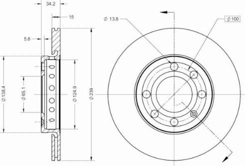 Remy RAD2347C - Bremžu diski www.autospares.lv