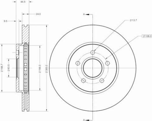 Remy RAD2307C - Bremžu diski www.autospares.lv