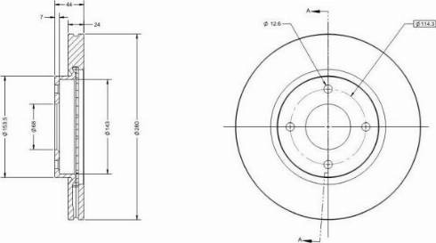 Remy RAD2319C - Bremžu diski www.autospares.lv