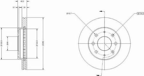 Remy RAD2250C - Тормозной диск www.autospares.lv