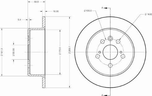 Remy RAD2264C - Bremžu diski www.autospares.lv