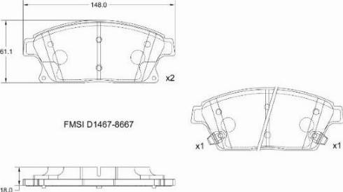 Remy RAP1061 - Bremžu uzliku kompl., Disku bremzes autospares.lv