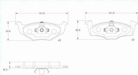 Remy RAP1037 - Bremžu uzliku kompl., Disku bremzes www.autospares.lv