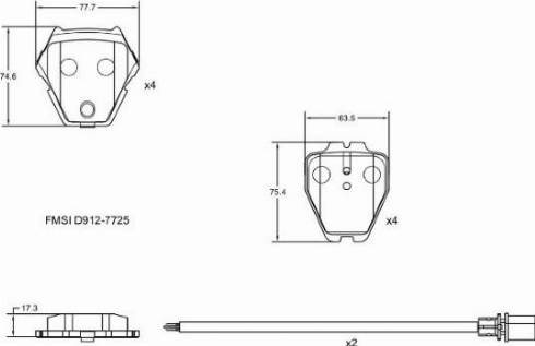 Remy RAP1076 - Brake Pad Set, disc brake www.autospares.lv