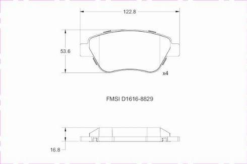 Remy RAP1181 - Тормозные колодки, дисковые, комплект www.autospares.lv